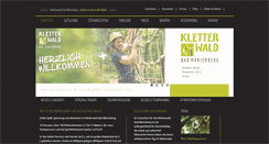 Desktop Screenshot of kletterwald-badmarienberg.de